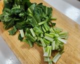 小松菜の焦がしバターソテー作り方1写真