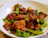 豚肉と茄子の簡単酢豚風炒め作り方7写真