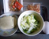ネギたっぷり納豆腐チャンプルー作り方2写真