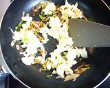 ネギたっぷり納豆腐チャンプルー作り方4写真