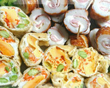 給料日前節約簡単☆野菜&卵のきんちゃく♪作り方5写真