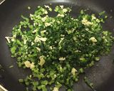 簡単★小松菜たっぷり&とりひき肉ごはん作り方3写真