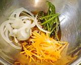 ラッキョ漬けの調味液で南蛮漬け♪作り方3写真