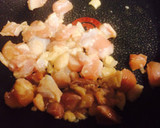 簡単:獅子唐と鶏肉のれんこん炒め♬作り方2写真