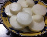 かつおと醤油が香る大根の煮付け作り方1写真