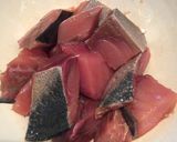 ブリの竜田揚げ☆黒酢あんソース作り方1写真