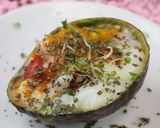 美肌薬膳「アボガドと温泉卵モッツァレラ」作り方5写真
