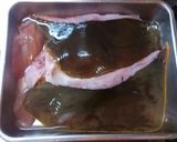 絶品!アカエイ刺身と肝刺身作り方4写真