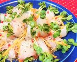 絶品★【真鯛のかいわれ巻カルパッチョ風】作り方6写真