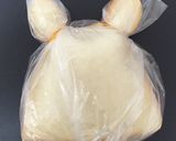 ハロウィンの朝食♡おてて付きねこぱん♡作り方1写真
