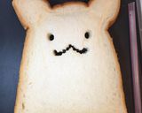 ハロウィンの朝食♡おてて付きねこぱん♡作り方3写真