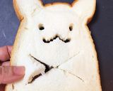 ハロウィンの朝食♡おてて付きねこぱん♡作り方5写真