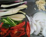 ナスと豚肉の青椒肉絲作り方1写真
