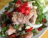 鶏肉と香味野菜のラープ（タイの和え物）作り方8写真