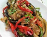 ナスと豚肉の青椒肉絲作り方6写真