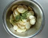 レンジで時短☆青海苔明太ポテトスタック。作り方1写真