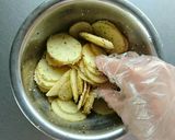 レンジで時短☆青海苔明太ポテトスタック。作り方2写真