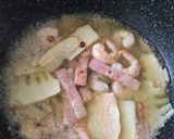 ハマるかも♡メカブのちょい辛スープパスタ作り方7写真