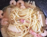 ハマるかも♡メカブのちょい辛スープパスタ作り方8写真