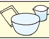 上品な食べ方♪京風お好み焼作り方1写真