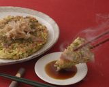 上品な食べ方♪京風お好み焼作り方7写真
