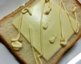 お手軽デコトースト✯チーザ三兄弟作り方2写真