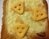 お手軽デコトースト✯チーザ三兄弟作り方4写真