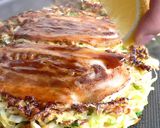 上品な食べ方♪京風お好み焼作り方8写真