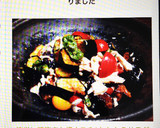 簡単に✨鶏胸肉と揚ナスの&ししとうサラダ作り方10写真