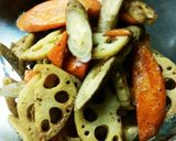 根野菜と鷄もものネギソースかけ作り方2写真
