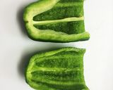 離乳食〜子供用☆フワフワピーマンの肉詰め作り方3写真
