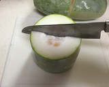 とうがんの簡単な下処理☆冬瓜の種ワタ取り作り方5写真
