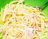 簡単★じゃがいもベーコンチーズ炒め★作り方2写真