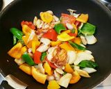 ジャンボ落花生おおまさりと鶏の四川風炒め作り方11写真