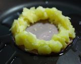 お弁当にポテトハムエッグ作り方4写真