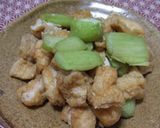 ずいき　お揚げ炒め作り方5写真