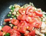 とろとろ鶏肉とトマトのチーズオムレツ作り方10写真