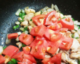 とろとろ鶏肉とトマトのチーズオムレツ作り方10写真