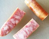 簡単✨お弁当に♪ウインナーのワンタン揚げ作り方1写真
