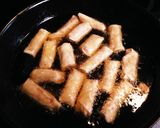 簡単✨お弁当に♪ウインナーのワンタン揚げ作り方4写真