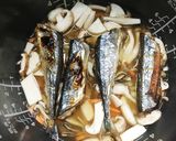 香ばしさんまときのこの炊き込みご飯作り方4写真