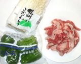 牛肉・ピーマン・えのきで焼肉♪簡単時短作り方1写真