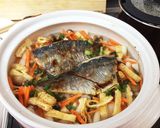 簡単☆おいしい鯵の炊き込み土鍋ごはん作り方4写真