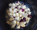 さつま芋ご飯でよろこんぶおにぎり作り方4写真
