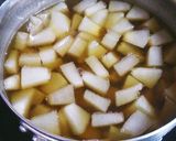 冬瓜と高野豆腐と豚小間の含め煮作り方3写真
