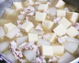 冬瓜と高野豆腐と豚小間の含め煮作り方4写真