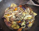 簡単！「茄子と牛肉の焼肉のタレ炒め」作り方6写真