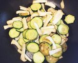 ズッキーニ&オクラのシンプル美味炒め♬作り方3写真