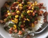 夏休み！ランチに！簡単！ウインナー丼作り方11写真