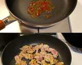 舞茸と豚こまのオイスター味噌炒め作り方2写真